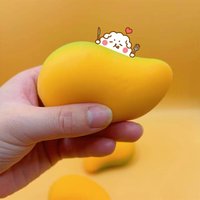 Stress Relief Toy Mango Squishy Ball Slow Rebound Decompression Fidget Toy Anxiety Relief Squeeze Toys Gifts