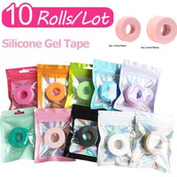 10Rolls/Lot Silicone Gel Tape For Eyelash Extension Sensitive Skin Multi Use Non-Woven Breathable Under Eye Pad Patches Supplier