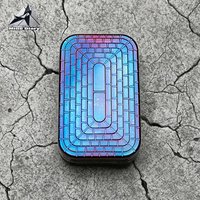 ZDEDC Z2 Tuning Fork Unlimited Pushing Slider Stress Relief Toy Titanium Fidget Slider for Adults and ADHD Focus Tool Fidget Toy