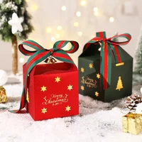 2025 Christmas Apple Box Gift Box Christmas Eve Apple Packaging Decoration Box Handbag Holiday Props Party Decorations