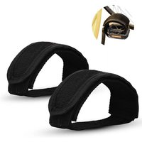 AliExpress 1 Pair Adjustable Bike Pedal Straps - Nylon Backing for Fixed Gear/Road/MTB, Non-Slip Toe Clip Belt Cycling Accessories