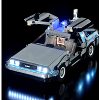 LED Lights For 10300 Back to the Future Decorative Lamp With Battery Box (Not Include Lego Building Blocks)