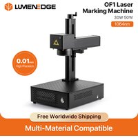 LUMENEDGE 30W 50W Lightweight Fiber Laser Machine 150x150mm Compact Marking Engraving Cutting for Metal Jewelry Gold Custom Gift