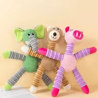 Plush Dog Toy Cute Stuffed Animal Toy for Small Medium Dogs Teething Chew Toy for Puppy Interactive Playmate Reduces Anxiety