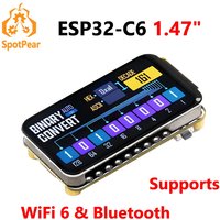 ESP32-C6 1.47inch Display Development Board 172×320 Type-C 1.47 inch Touch Display Supports WiFi 6 & Bluetooth ESP32