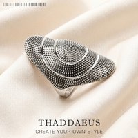 Large Statement Ring Kathmandu,Fine Jewerly For Women Men Autumn Brand New Gift In 925 Sterling Silver