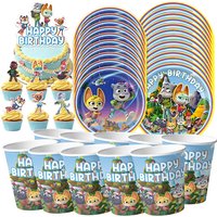 Creature Cases Birthday Decorations Party Favors Stickers Poster Balloons Backdrop Banner Cake Decoration Baby Showe Gift Toys