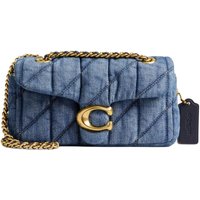 COACH Tabby Denim Shoulder Bag Small Women's Blue