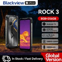 Blackview ROCK 3 Robustes Smartphone Android 15 6,78'' 2,4K Display Ultra-lange Standby-Zeit 10000mAh Wärmebildkamera mit FLI-Unterstützung
