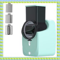 FZFZ Electric Vegetable Cutter Slicer And Shredde Kitchen Drum Vegetable Cutter EU Plug