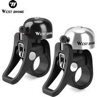 WEST BIKING Mountain Bike Bell Safety Warning Signal Loud Retro Bicycle Bell Road Handlebar Bike Accessories Riding Equipment