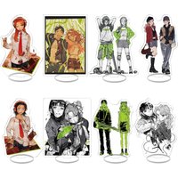 She Wasnt A Guy Acrylic Stand Model Plate Decoration Originality Desk Figure Display Fans Gift Souvenir Creative Lovely Couple