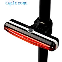 Bicycle Taillight 6 Modes LED Warning Bike Light Rear Flashlight Waterproof Safety MTB Bicycle MTB Helmet Light Cycling Lamp