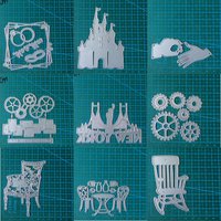 Table chair tower metal cutting dies mold Scrapbooking paper craft knife mould blade punch template Embossing stencils