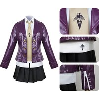 Anime Danganronpa Kyoko Kirigiri Cosplay Costume Desperate High School Student Halloween Party Fancy Dress Full Set Role Play