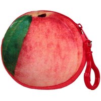 Creative Watermelon Fruit Coin Purse Strawberry Peach Strawberry Card Holder Multi-function Orange Wallet Female/Kids