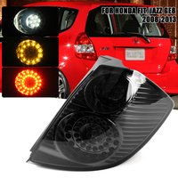 For Honda Fit Ge8 Jazz LED Taillights 2008 2009 2010 2011 2012 2013 Black Car Rear Lamps Running Turn Signal Reversing Lights