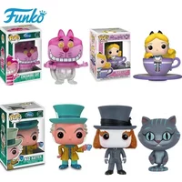Funko POP MAD Hatter 36# 181# ALICE at the Mad Tea Party 54# Cheshire Cat 35# Chessur 183# Vinyl Figure Collection Model Toys