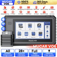 MUCAR VO6 OBD2 Scanner Professional Full System Diagnostic Tool Car Code Reader 28 Reset Lifetime Free Upgrade for All Cars