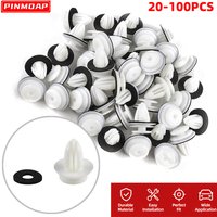 PINMOAP Door Panel Clips Fit 9mm Hole For Peugeot 206 207 208 308 407 408 Citroen C4 C5 C3 BMW E30 E34 E36 E38 E46 X5 M3 M5 Z3