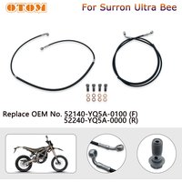 OTOM For Surron Ultra Bee Motorcycle 1260mm Front Brake Oil Hose 1620mm Rear Brake Line Cable Tubing Sur Ron Motorcoss Accessory image 4
