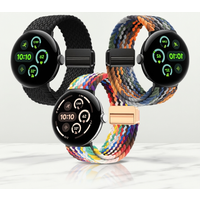 Sport Nylon Bands Google Pixel Watch Bands/Google Pixel Watch 2/Pixel Watch 4/3 41mm Band Women Men Magnetic Braided Bracelets