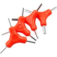 AliExpress NONE 3 in 1 Hexagonal Wrench Set 2.5/3/4/5/6/8mm Carbon Steel Manual Tools Bicycle Maintenance Key Ring Tool Kit