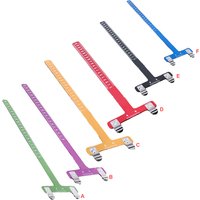Archery Aluminum alloy T/L Square Bow Ruler Tuning Tool Arrow Nocking Points Recurve Bow Shooting Accessories