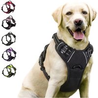 No Pull Harness Front Clip para cão grande, Heavy Duty, reflexivo, fácil controle, alça, andando