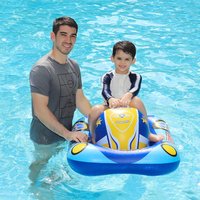 Swimbobo Kids Inflatable Swimming Seat Float New Cool Motorboat Ring Floating Thicken PVCFor Summer Baby Swim CircleWater Toy