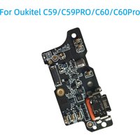 New For Oukitel C59 C60 PRO C59PRO C60Pro C61 Pro Phone USB Board Charging Port Plug Board With Mic Part Accessories