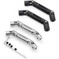2pcs Metal Drive Shaft Driveshaft For WPL C14 C24 C34 MN D90 D91 D96 D99 D99S MN90 MN98 MN99S RC Car Upgrades Parts Accessorie