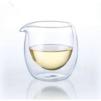 100ml/200ml Heat-Resisting Clear Double Wall Layer Glass Tea Pitcher Gongdao Tea Cup Cha hai fair mug