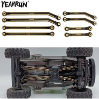 YEAHRUN Brass High Clearance Chassis Links Rod Linkage For 1/24 Axial SCX24 Bronco Gladiator Wrangler Deadbolt RC Crawler Car