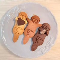 3D Animal Cat Cookie Cutters Plastic 3D Cartoon Pressable Biscuit Mold Cookie Stamp Kitchen Baking Pastry Bakeware Tool