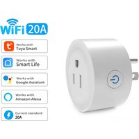 Smart Wifi Plug US Standard Wireless Outlet 10A Remote Control Smart Home Appliances Work With Tuya app Alexa Google Home