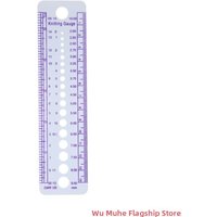 Plastic Yarn Gauge Knitting Needle Measuring Tool Home Fabric Sewing DIY Material Instrument China Made Yardage Ruler Knit