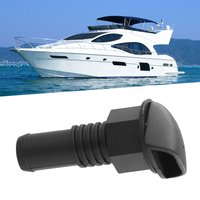 1Pc Marine Fuel Gas Tank Vent For 5/8" ID Hose Nylon Boat Yacht Fuel Ventilation Outlet Black Boat Parts & Accessories