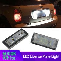 2pcs LED License Plate Light Canbus Number Lamp No Error For BMW Mini Cooper ONE R50 Convertible R52 S R53