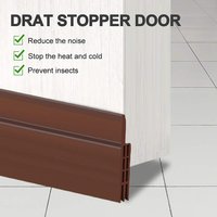 1-4pcs Door Dust Stopper Seal Strip 1m TPE Self-adhesive Door Under Gap Weather Strip Acoustic Foam 5 Colors Anti Draft Tape
