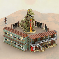 3114PCS MOC Creative Model Fallout New Vegas Novac Motel Dinky Building Blocks Assembly Building Blocks Display Birthday Gift