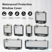 Waterproof Transparent Window Cover IP67 ABS Plastic For Outdoor Juction Box Protective Botton Switch Without Mounting Din Base