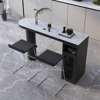 Rock Simple Integrated Bar Table Household Dining Slab Kitchen Bar Tables Partition High-leg Bar Meuble Comptoir Home Furniture