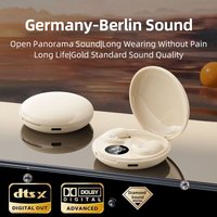 TWS Wireless Earphones Bluetooth Hidden Earbuds IPX7 Waterproof Noise Cancelling Sports Headphone Sleep Music Earplug For iPhone