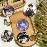 Edogawa Ranpo Bungo Stray Dogs Anime Badges 25 32 44 58 75 Mm Round Cosplay Pin Bag Decor Friends Gifts