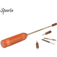Portable Handgun Cleaning Kit With Compact Storage Case Multi-Piece Bore Brushes And Rods For Universal Pistol Maintenance