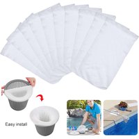 10PCS Durable Elastic Pool Filter Saver Sock Net Skimmer Socks for Filters Basket