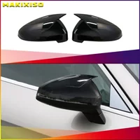 Glossy Black Side Rear View Rearview Mirror Replace Cap Cover For Audi A4 S4 RS4 B9 2016 -2020 A5 S5 RS5 8W6 Car Styling