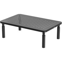 Computer Monitor Stand for Desk, Adjustable Laptop Riser, Desk Monitor Stand Underneath Storage for Office, Home, School Supplie