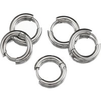 10pcs Stainless Steel Hoop Earrings 2.0mm Ear Ring Round Circle Earring